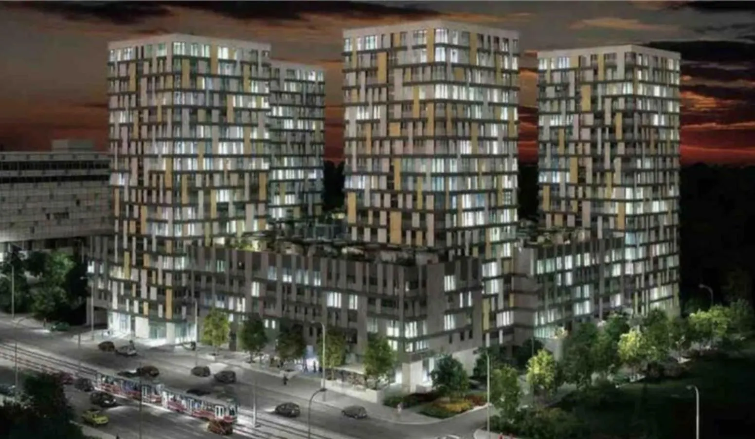 Residence Garden Tower - Parking Prague Apartment